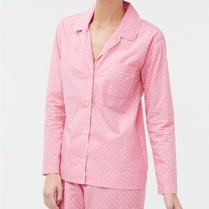 J Crew Pink Polka Dot Pajamas
